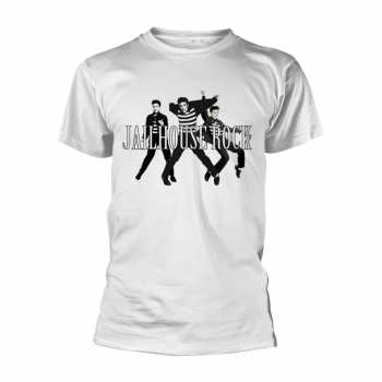 Merch Elvis Presley: Póló Jailhouse (white)