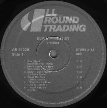 LP Elvis Presley: Troubles
