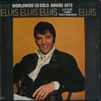 4LP/Dobozkészlet Elvis Presley: Worldwide 50 Gold Award Hits