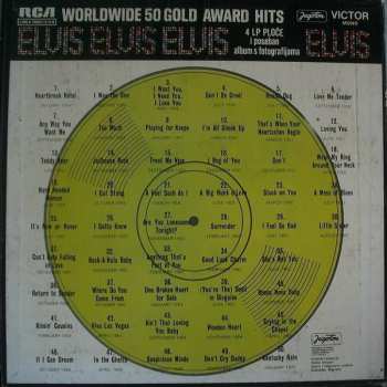4LP/Dobozkészlet Elvis Presley: Worldwide 50 Gold Award Hits