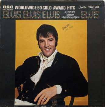 4LP/Dobozkészlet Elvis Presley: Worldwide 50 Gold Award Hits