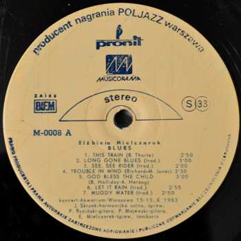 LP Elżbieta Mielczarek: Blues Koncert