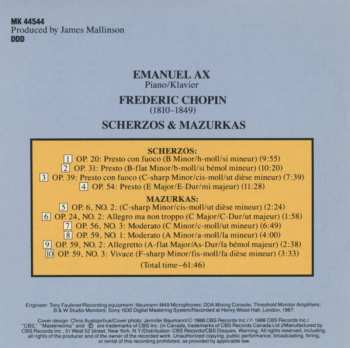 CD Frédéric Chopin: Scherzos & Mazurkas