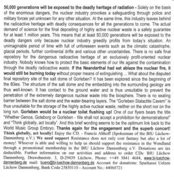 CD Embryo: Live Im Wendland