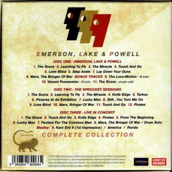 3CD/Dobozkészlet Emerson, Lake & Powell: Complete Collection