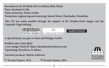 CD Emil Frey: Piano Music, Volume One