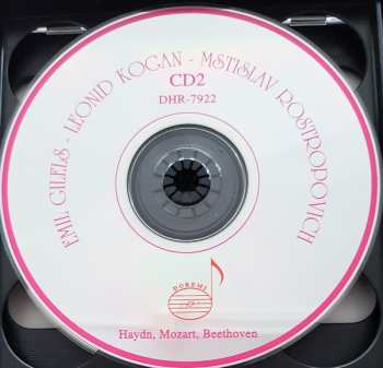5CD/Dobozkészlet Mstislav Rostropovich: Piano Trios