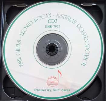 5CD/Dobozkészlet Mstislav Rostropovich: Piano Trios