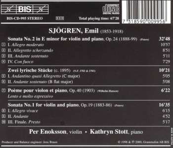 CD Kathryn Stott: Violin Sonatas No. 1 & No. 2; Zwei Lyrische Stücke; Poème