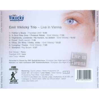 CD Emil Viklický Trio: Live In Vienna