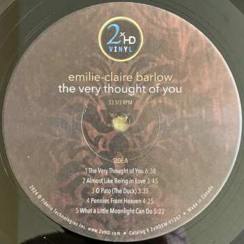 LP Emilie-Claire Barlow: The Very Thought Of You DLX