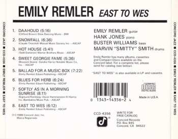 CD Emily Remler: East To Wes