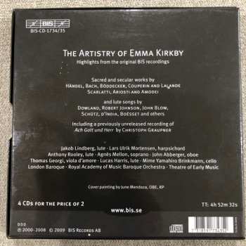 4CD Emma Kirkby: The Artistry of Emma Kirkby