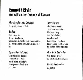 CD Emmett Elvin: Assault On The Tyranny Of Reason