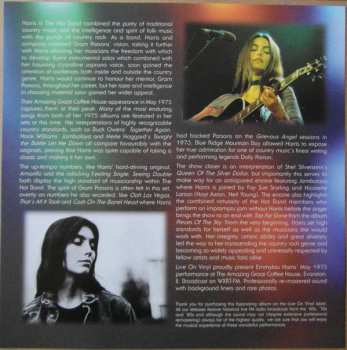 LP Emmylou Harris: Amazing Grace Coffee House Evanston, IL 15 May 1975