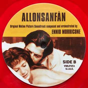 LP Ennio Morricone: Allonsanfan (Original Motion Picture Soundtrack) CLR | LTD