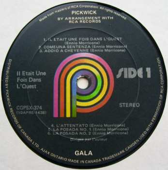 LP Ennio Morricone: Il Etait Une Fois Dans L'Ouest (Bande Originale Du Film)