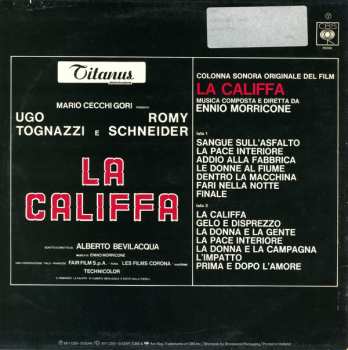 LP Ennio Morricone: La Califfa (Colonna Sonora Originale Del Film) LTD | CLR