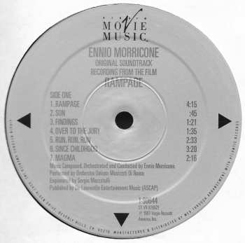 LP Ennio Morricone: Rampage (Original Motion Picture Soundtrack)
