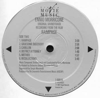 LP Ennio Morricone: Rampage (Original Motion Picture Soundtrack)