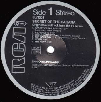 LP Ennio Morricone: Secret Of The Sahara (Original Soundtrack From The TV Series) 