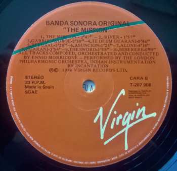 LP Ennio Morricone: The Mission (Original Sound Track From The Film)