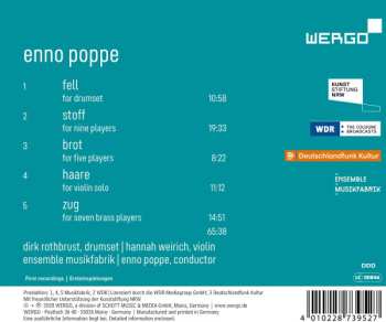 CD Enno Poppe: Stoff