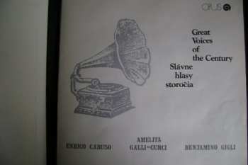 3LP/Dobozkészlet Enrico Caruso: Great Voices Of The Century (3xLP + BOX + INSERT)