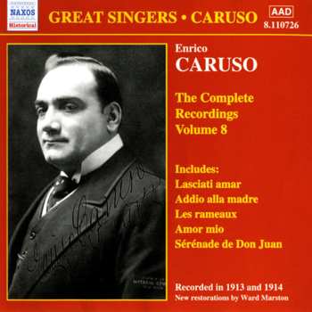 CD Enrico Caruso: The Complete Recordings Volume 8