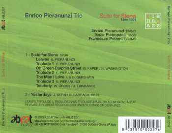 CD Enrico Pieranunzi Trio: Suite For Siena (Live 1991)
