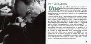 CD Antonio Sánchez: Permutation