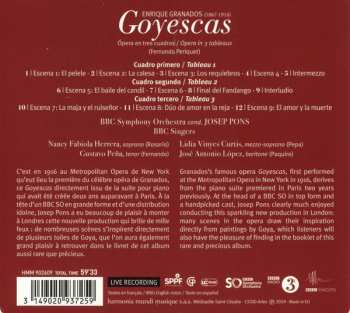 CD Enrique Granados: Goyescas ('Los Majos Enamorados' Opera)