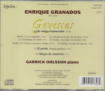 CD Enrique Granados: Goyescas