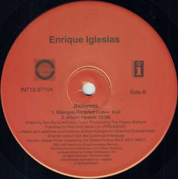 LP Enrique Iglesias: Bailamos (Remixes)