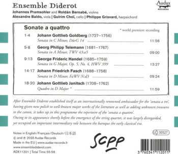 CD Georg Friedrich Händel: Sonate A Quattro