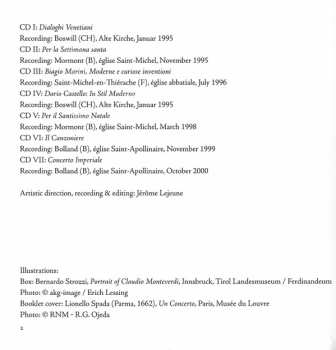 7CD/Dobozkészlet Ensemble La Fenice: The Heritage Of Monteverdi