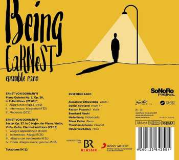 CD Ensemble Raro: Being Earnest