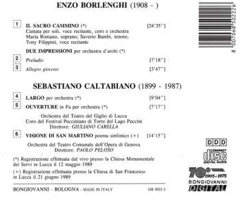 CD Enzo Borlenghi: Borlenghi: Il Sacro Cammino / Caltabiano: Visione di San Martino