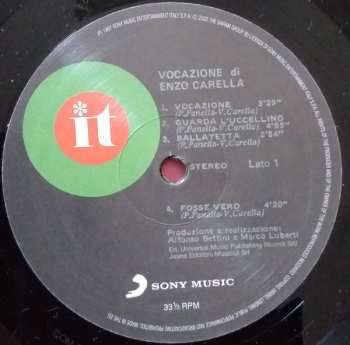 LP Enzo Carella: Vocazione 