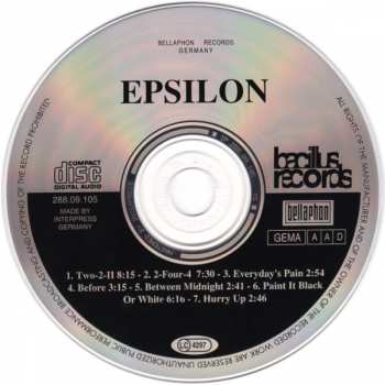 CD Epsilon: Epsilon