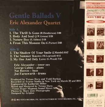 LP Eric Alexander Quartet: Gentle Ballads V
