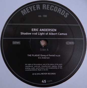 SP Eric Andersen: Shadow And Light Of Albert Camus  LTD