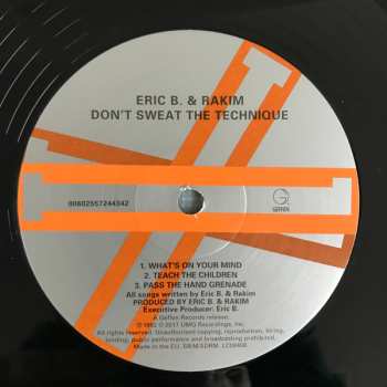 2LP Eric B. & Rakim: Don't Sweat The Technique