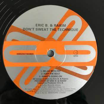 2LP Eric B. & Rakim: Don't Sweat The Technique