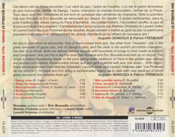 CD Romane: "Allo, Balthazar ?! C'est Le Nouveau Disque De Bouvelle Et Romane !"