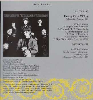 5CD/Dobozkészlet Eric Burdon & The Animals: When I Was Young (The MGM Recordings 1967-1968)