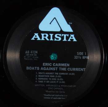 LP Eric Carmen: Boats Against The Current