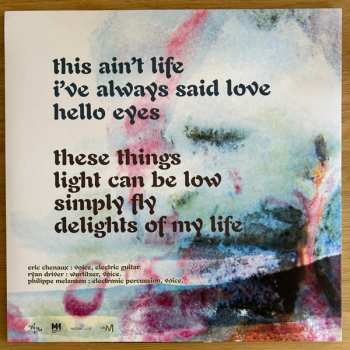 LP Eric Chenaux Trio: Delights Of My Life