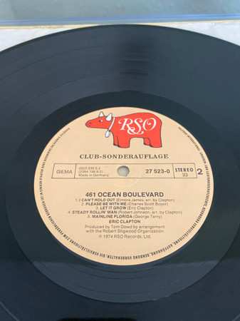 LP Eric Clapton: 461 Ocean Boulevard