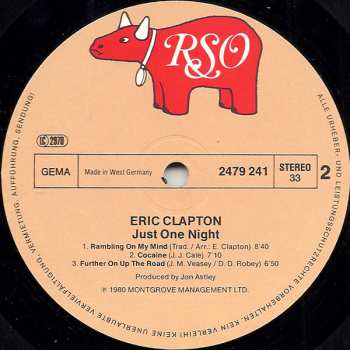 2LP Eric Clapton: Just One Night